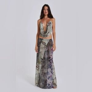 NWOT Jaded London paneled maxi skirt